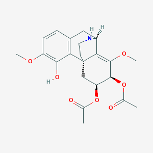 molecular formula C22H27NO7 B14025967 6,7-Di-O-acetylsinococuline 