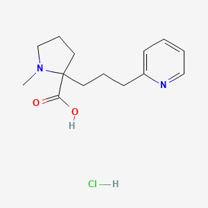 1-Methyl-2-(3-pyridin-2-yl-propyl)-pyrrolidine-2-carboxylic acid hydrochloride