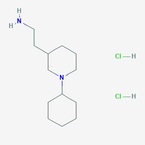 2-(1-Cyclohexyl-piperidin-3-yl)-ethylamine dihydrochloride