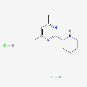 4,6-Dimethyl-2-(piperidin-2-yl)pyrimidine dihydrochloride