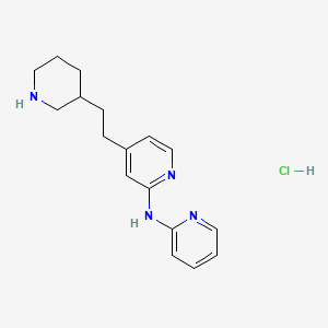 [4-(2-Piperidin-3-yl-ethyl)-pyridin-2-yl]-pyridin-2-yl-aminehydrochloride