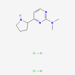 Dimethyl-(4-pyrrolidin-2-yl-pyrimidin-2-yl)-amine dihydrochloride