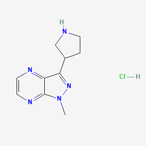 1-Methyl-3-pyrrolidin-3-yl-1H-pyrazolo[3,4-b]pyrazine hydrochloride