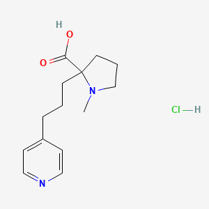 1-Methyl-2-(3-pyridin-4-yl-propyl)-pyrrolidine-2-carboxylic acid hydrochloride