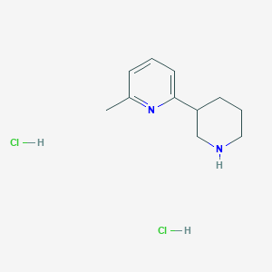 2-Methyl-6-(piperidin-3-yl)pyridine dihydrochloride