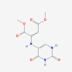 2,4-Dioxo-1,2,3,4-tetrahydro-pyrimidin-5-ylamino)-fumaric acid dimethyl ester