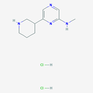 N-methyl-6-(piperidin-3-yl)pyrazin-2-amine dihydrochloride