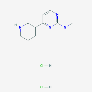 Dimethyl-(4-piperidin-3-yl-pyrimidin-2-yl)-amine dihydrochloride
