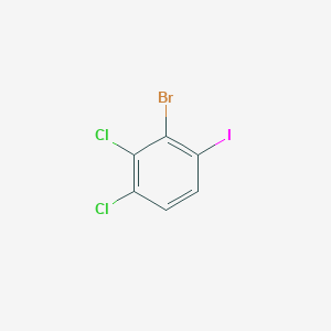 molecular formula C6H2BrCl2I B14026302 2-Bromo-3,4-dichloro-1-iodobenzene 