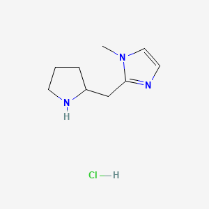 1-Methyl-2-pyrrolidin-2-ylmethyl-1H-imidazole hydrochloride