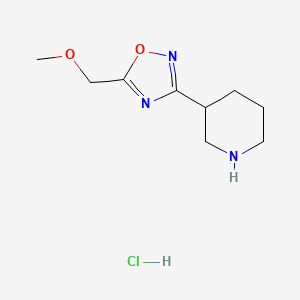 3-(5-Methoxymethyl-[1,2,4]oxadiazol-3-yl)-piperidine hydrochloride