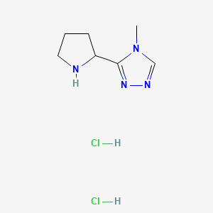 4-Methyl-3-pyrrolidin-2-yl-4H-[1,2,4]triazole dihydrochloride