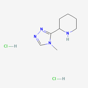 2-(4-Methyl-4H-[1,2,4]triazol-3-yl)-piperidine dihydrochloride