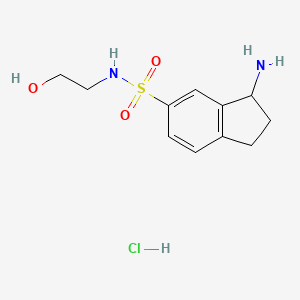 3-Amino-indan-5-sulfonic acid (2-hydroxy-ethyl)-amidehydrochloride