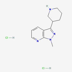 1-Methyl-3-piperidin-3-yl-1H-pyrazolo[3,4-b]pyridine dihydrochloride