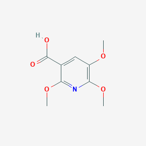 molecular formula C9H11NO5 B1402652 2,5,6-Trimethoxynicotinic acid CAS No. 1364917-20-3