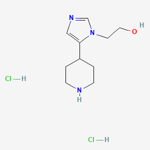 2-(5-Piperidin-4-yl-imidazol-1-yl)-ethanol dihydrochloride