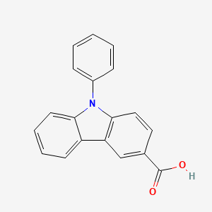 molecular formula C19H13NO2 B14026710 9-Phenyl-9H-carbazole-3-carboxylic acid 