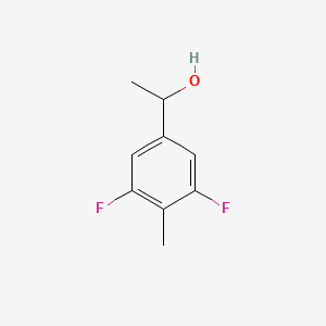 molecular formula C9H10F2O B14026725 1-(3,5-Difluoro-4-methylphenyl)ethanol 