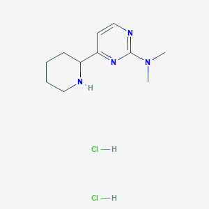 Dimethyl-(4-piperidin-2-yl-pyrimidin-2-yl)-amine dihydrochloride
