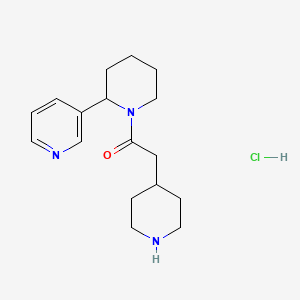2-Piperidin-4-yl-1-(3,4,5,6-tetrahydro-2H-[2,3']bipyridinyl-1-yl)-ethanone hydrochloride
