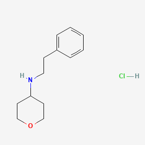 N-Phenethyltetrahydro-2H-pyran-4-amine hydrochloride