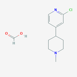 2'-Chloro-1-methyl-1,2,3,4,5,6-hexahydro-[4,4']bipyridinyl formic acid salt