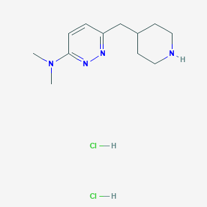 Dimethyl-(6-piperidin-4-ylmethyl-pyridazin-3-yl)-amine dihydrochloride