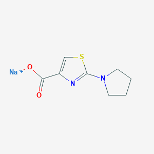 Sodium 2-pyrrolidin-1-yl-1,3-thiazole-4-carboxylate