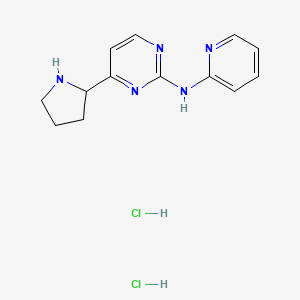Pyridin-2-yl-(4-pyrrolidin-2-yl-pyrimidin-2-yl)-amine dihydrochloride