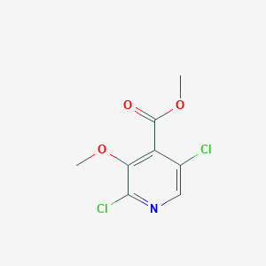 molecular formula C8H7Cl2NO3 B1402705 Methyl 2,5-dichloro-3-methoxyisonicotinate CAS No. 1305325-16-9