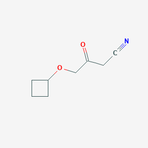 4-Cyclobutoxy-3-oxobutanenitrile