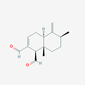 molecular formula C15H20O2 B140271 9-Deoxymuzigadial CAS No. 128718-14-9