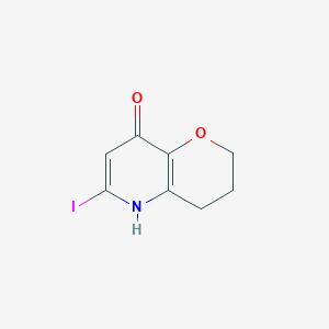 6-Iodo-3,4-dihydro-2H-pyrano[3,2-b]pyridin-8-ol