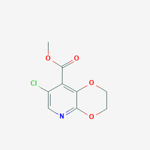 Methyl 7-chloro-2,3-dihydro-[1,4]dioxino[2,3-b]pyridine-8-carboxylate