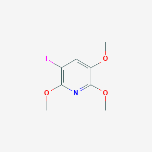 molecular formula C8H10INO3 B1402739 3-Iodo-2,5,6-trimethoxypyridine CAS No. 1364917-19-0
