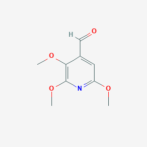 molecular formula C9H11NO4 B1402740 2,3,6-Trimethoxyisonicotinaldehyde CAS No. 1364917-16-7