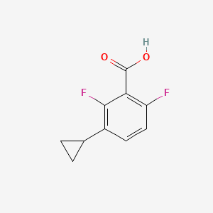 molecular formula C10H8F2O2 B14027487 3-Cyclopropyl-2,6-difluorobenzoic acid 