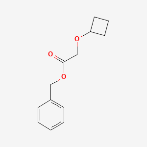 molecular formula C13H16O3 B1402756 Benzyl 2-cyclobutoxyacetate CAS No. 1364663-26-2