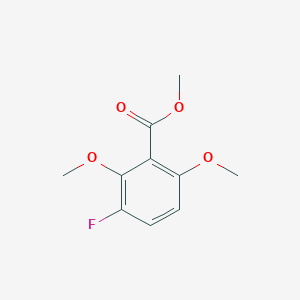 molecular formula C10H11FO4 B14027570 Methyl 3-fluoro-2,6-dimethoxybenzoate 