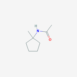 molecular formula C8H15NO B14027654 N-(1-Methylcyclopentyl)acetamide CAS No. 39192-25-1