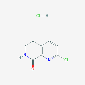 2-chloro-6,7-dihydro-1,7-naphthyridin-8(5H)-one hydrochloride