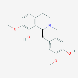 molecular formula C19H23NO4 B140278 Isocrasifoline CAS No. 135213-48-8