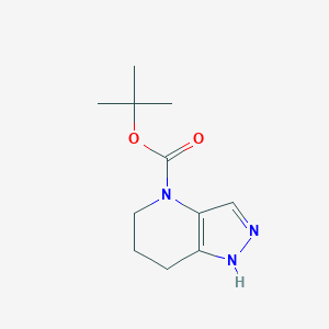 tert-butyl 2H,4H,5H,6H,7H-pyrazolo[4,3-b]pyridine-4-carboxylate
