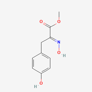 methyl (2E)-2-(N-hydroxyimino)-3-(4-hydroxyphenyl)propanoate
