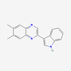 2-(1H-Indol-3-yl)-6,7-dimethyl-quinoxaline
