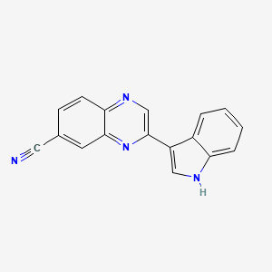 3-(1H-Indol-3-yl)-quinoxaline-6-carbonitrile