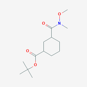 Tert-butyl 3-[methoxy(methyl)carbamoyl]cyclohexane-1-carboxylate