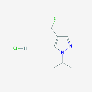 4-(Chloromethyl)-1-isopropyl-1H-pyrazole hydrochloride