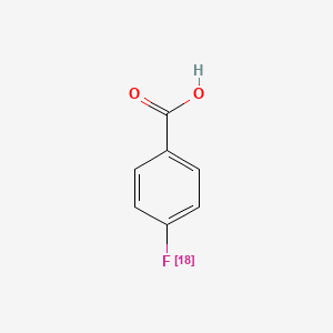 molecular formula C7H5FO2 B14028324 4-(Fluoro-18F)benzoic acid CAS No. 10011-97-9
